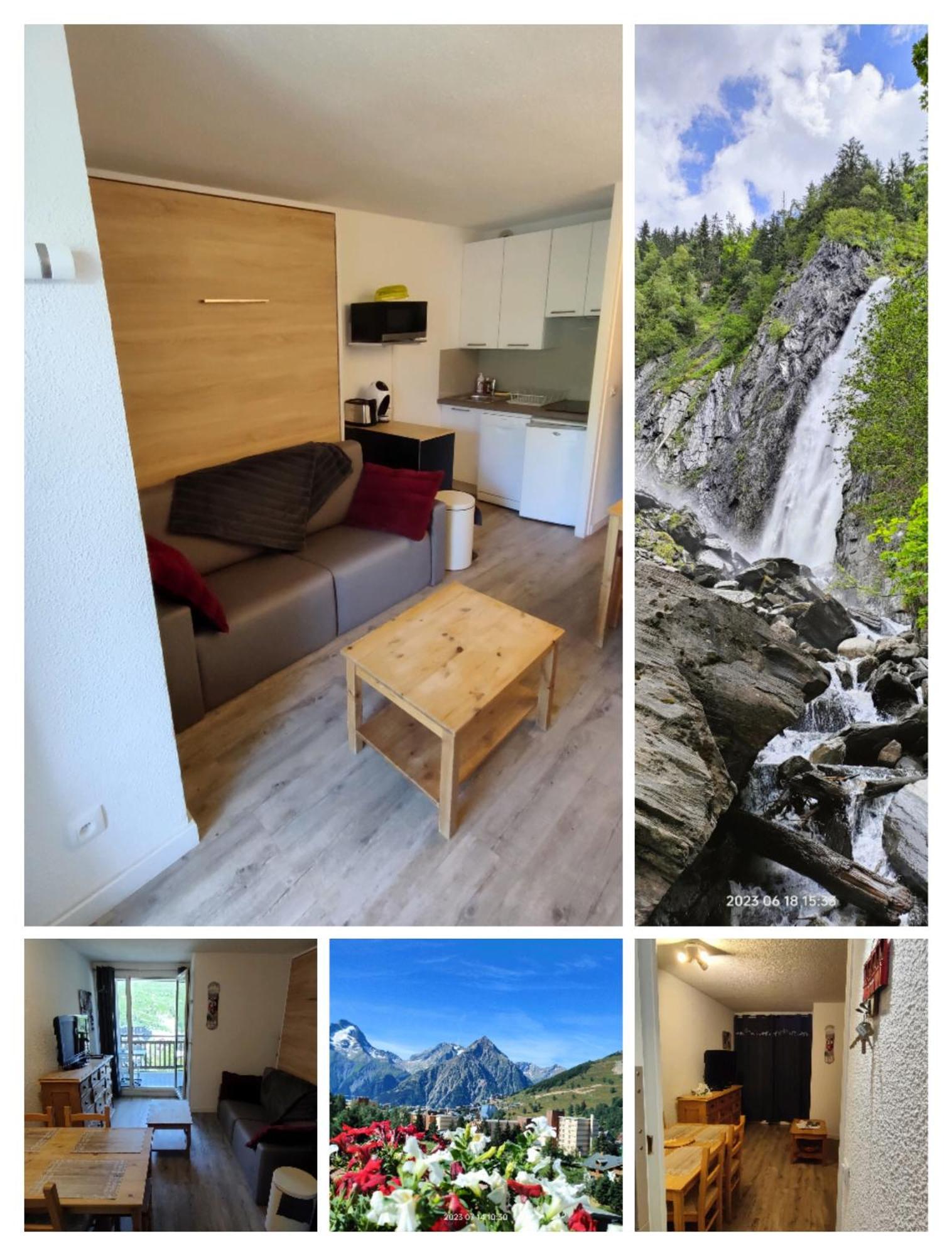 Studio Cabine 4 Pers Les2Alpes 21M² Les Deux Alpes Exterior photo